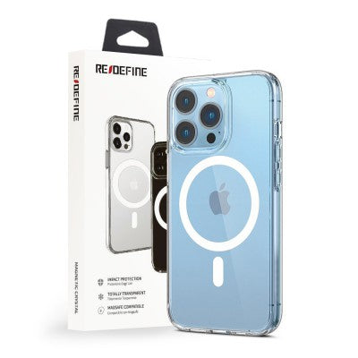 [Magsafe Compatible] Redefine Hybrid Apple iPhone 14/14 Plus/14 Pro/14 Pro Max Magnetic Transparent Rugged Clear Shockproof Case Cover - Polar Tech Australia