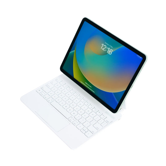 [KIBO Magic Keyboard] Apple iPad Pro 12.9" 3rd/4/5/6th & Air 13” M2/M3 (2024/2025) Precision Multi-Touch Trackpad Magnetic Smart Wireless Keyboard Case With Backlit Keys