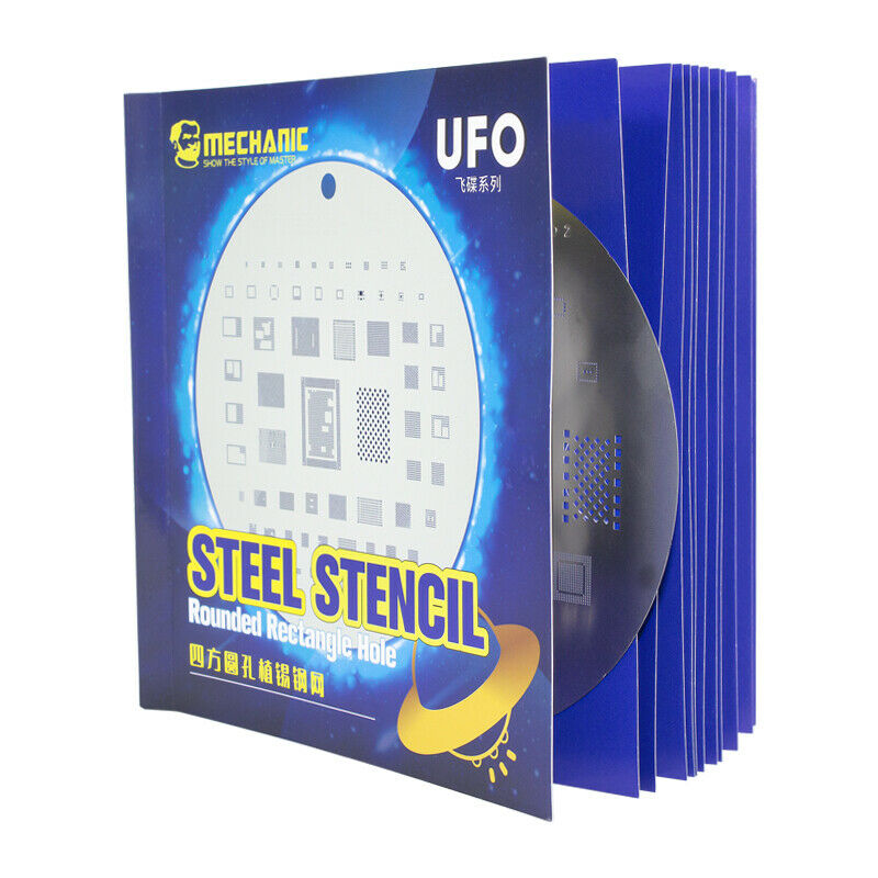 Load image into Gallery viewer, [Mechanic] [Stencil] iPhone 6 To 13 Series UFO Series BGA Reballing Stencil Full Set - Polar Tech Australia

