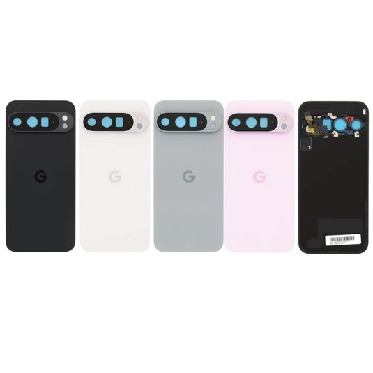 [With Camera Lens] Google Pixel 9 Pro (GR83Y, GEC77, GWVK6) - Back Rear Glass Panel Battery Cover - Polar Tech Australia