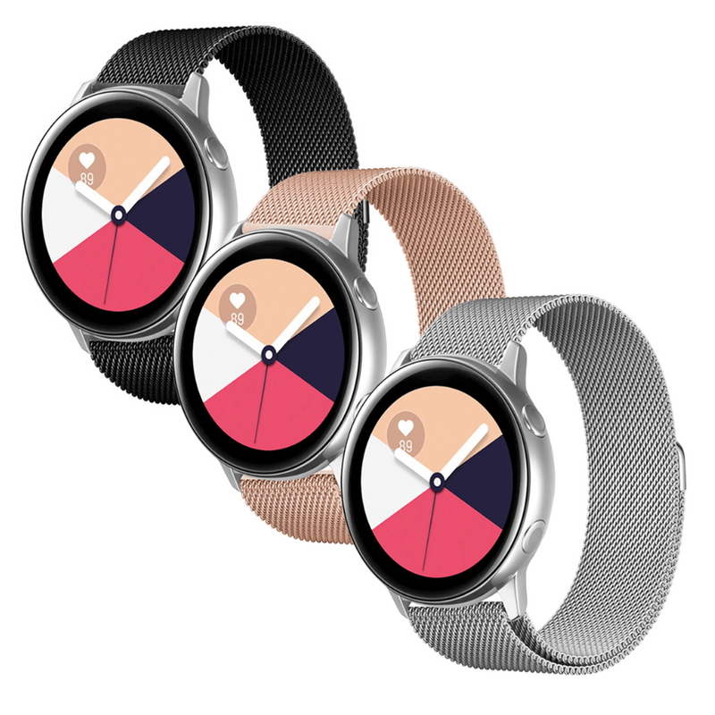 Cargue la imagen en el visor de la galería, Samsung Watch Stainless Steel 20mm &amp; 22mm Milanese Loop Magnet Magic Watch Band Strap - Polar Tech Australia
