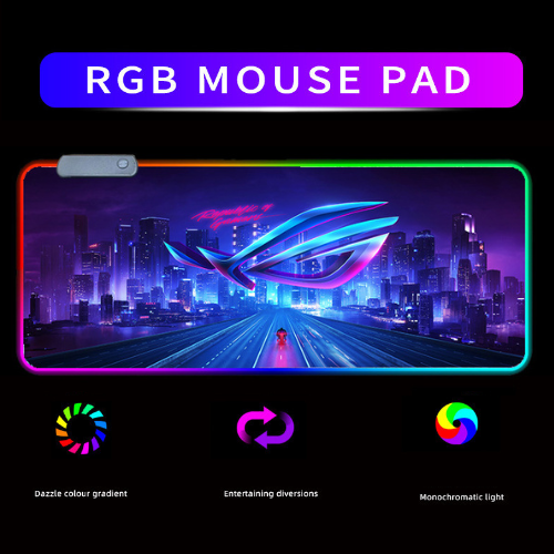 Cargue la imagen en el visor de la galería, [40x90cm] Large Size RGB Light Effect Cool Gaming Keyboard Mouse Desktop Pad - Polar Tech Australia
