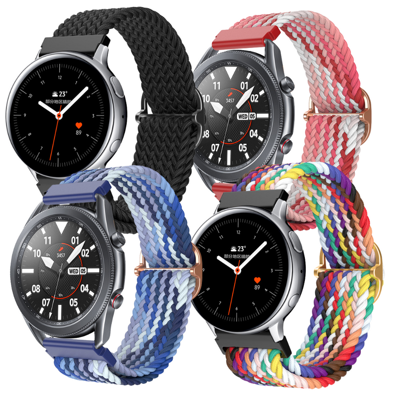 Chargez l&#39;image dans la visionneuse de la galerie, Samsung Watch Nylon Magic Tape 20mm/22mm Adjustable Soft Breathable Sport Replacement Wristbands Strap - Polar Tech Australia
