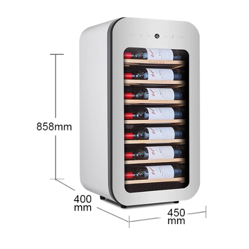 Load image into Gallery viewer, [22 Bottle][JC-76A] Vinocave Stainless Steel Freestanding Mini Wine Refrigerator Drink Bar Cooler Fridge - Polar Tech Australia
