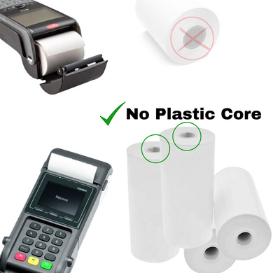 [10/50/100 Rolls][57x30mm/7M][No Plastic Core More Real Paper] Bulk Thermal Paper Roll for Cash Register & EFTPOS Westpac CommBank Tyro Thermal