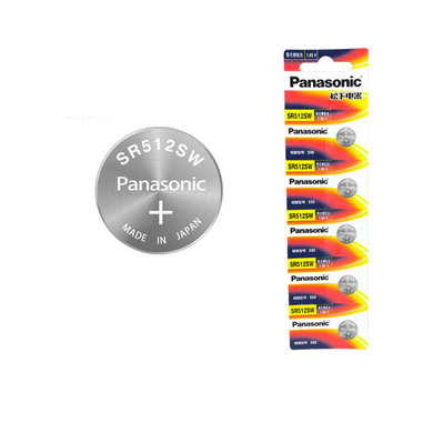 [SR512SW][335][[5PC Pack] Panasonic 1.55V Lithium Battery Coin Cell Button Watch Battery - Polar Tech Australia