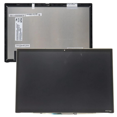[With Frame] Lenovo ThinkPad X13 Yoga Gen 3 Touch Digitizer Display LCD Screen Assembly