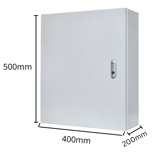 Electrical Enclosure CCTV/Alarm Security Equipment Lockable Safe Metal Box Wall Mount - Polar Tech Australia