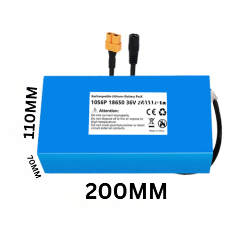 [10S6P][36V/12Ah] Universal E Bike Electric Scooter 18650 Replacement Battery Pack - Polar Tech Australia