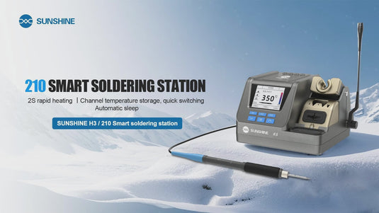 [H3-210] SUNSHINE H3 – 3-in-1 Smart Soldering Station (210 Series)