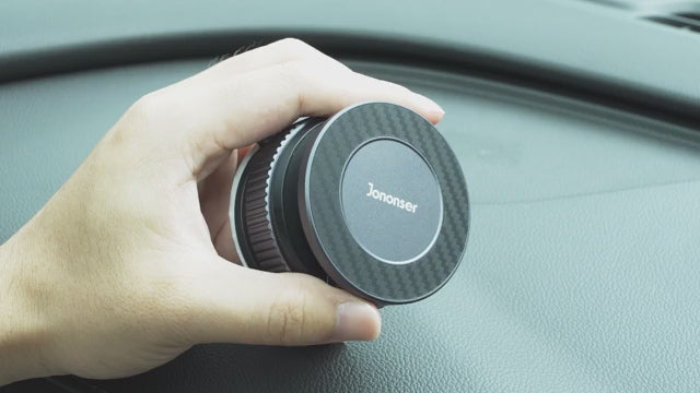 Cargar y reproducir video en Gallery Viewer, [PT-104] Epoxy Suction Magnetic Car Holder 360° Rotation for Car Dashboard &amp; Wind Screen Strong Magnet
