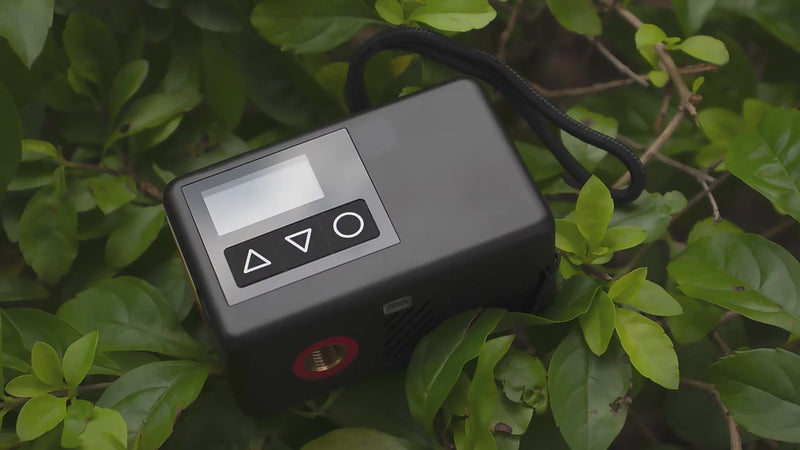 Load and play video in Gallery viewer, Mini Compact Giga Pump Brushless Motor Mini Electric Bike Pump Air Pump Tire Inflator

