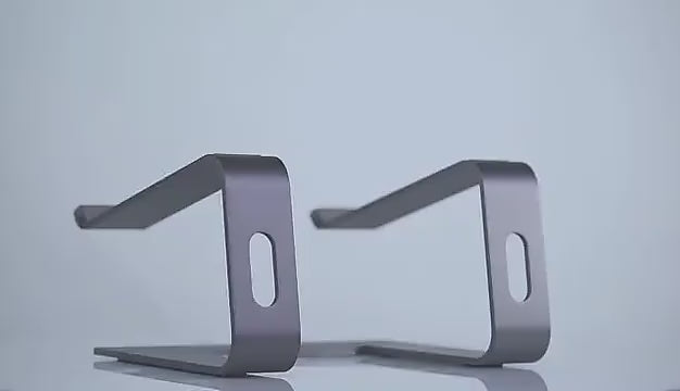 Load and play video in Gallery viewer, Aluminum Laptop Stand, Ergonomic Detachable Computer Stand, Riser Holder Notebook Stand Compatible with Macbook, Pro, Dell, HP, Lenovo More 10-15.6&quot; Laptops
