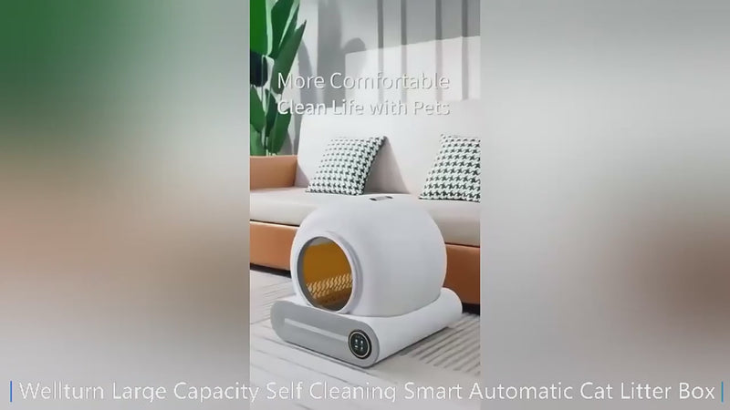 Cargar y reproducir video en Gallery Viewer, [TUYA Smart] Smart Automatic Cat Toilet 65L Large Capacity Self-Cleaning Litter Box APP Control

