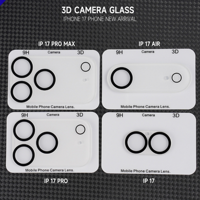 [Transparent] iPhone 17/17 Air/17 Pro/Max - Back Camera Lens Glass Protector