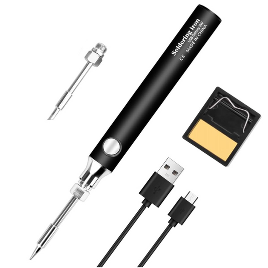 [USB Powered][Max 450℃] Komax 3 Level Adjustable Temperature Portable Type-C Powered Soldering Iron Station