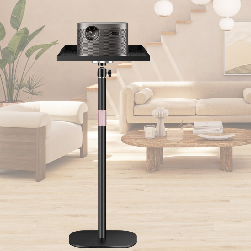Load image into Gallery viewer, [Tray Type] Universal Retractable Adjustable Aluminum Projector Floor Holder - Polar Tech Australia

