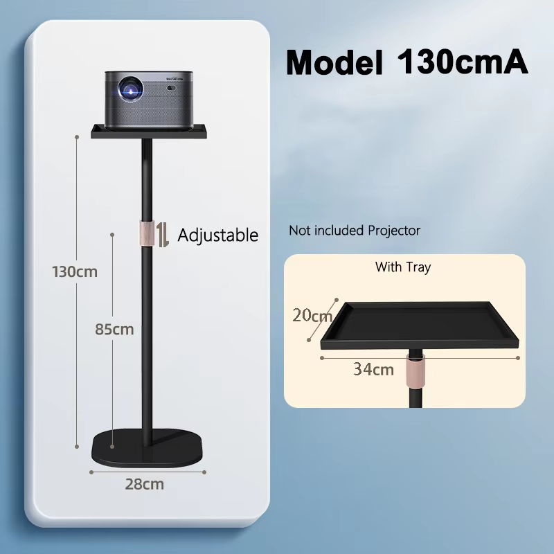Load image into Gallery viewer, [Tray Type] Universal Retractable Adjustable Aluminum Projector Floor Holder - Polar Tech Australia
