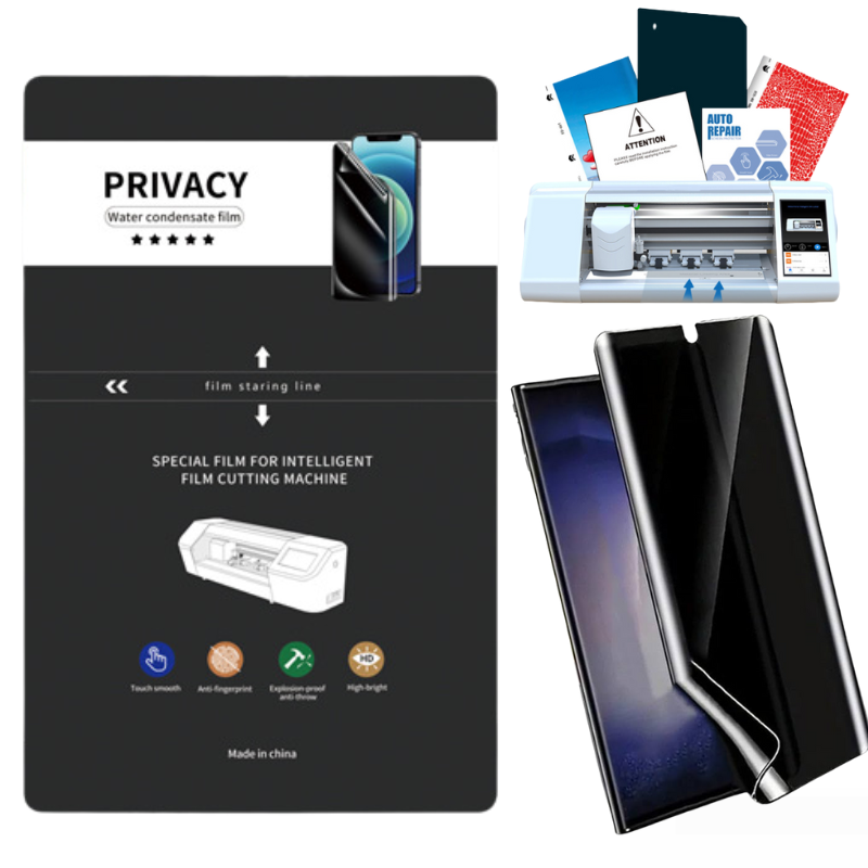 Load image into Gallery viewer, [Bulk 10Pcs/50Pcs][Privacy] Universal Mobile Phone / Watch Hydrogel Anti-Spy Soft TPU Protector For Cutting Machine - Polar Tech Australia

