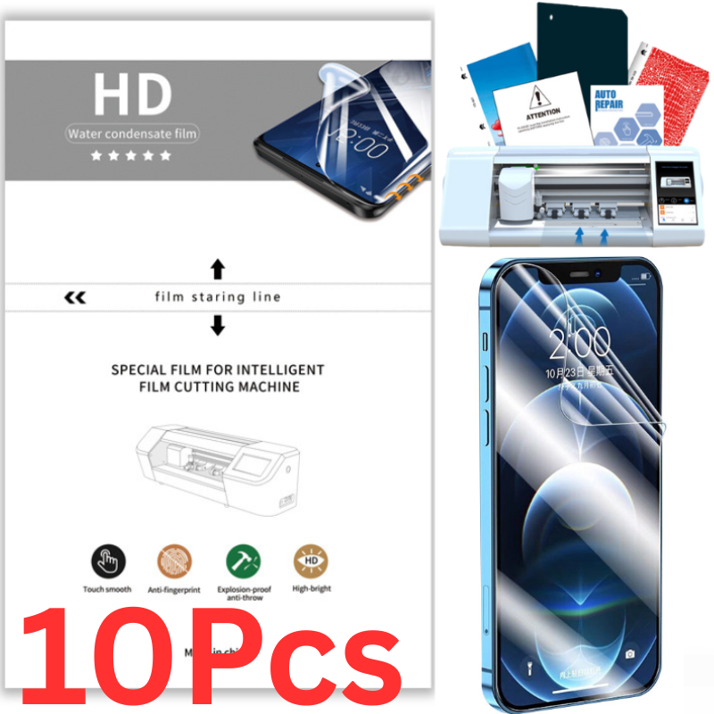 Load image into Gallery viewer, [Bulk 10Pcs/50Pcs][HD Clear] Premium Quality Universal Mobile Phone / Watch Hydrogel HD Clear Soft TPU Protector For Cutting Machine - Polar Tech Australia
