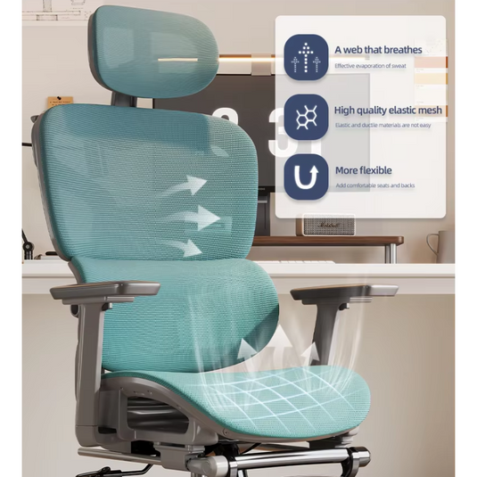 Deluxe Ergonomic Adjustable Breathable Mesh Comfortable Office Chair