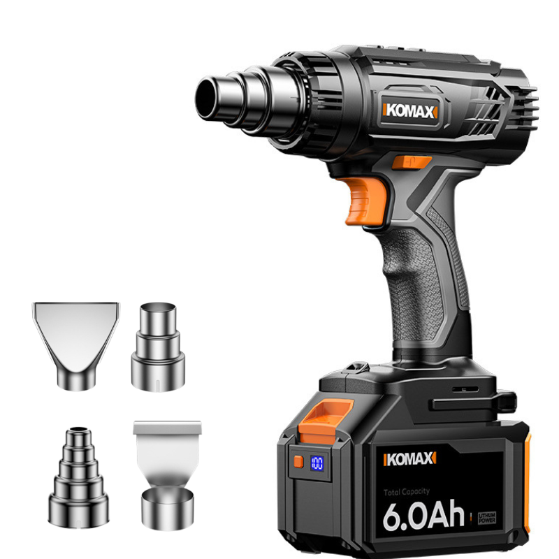 Cargue la imagen en el visor de la galería, [Battery + Charger Bundle Kit] Komax Cordless Portable 21V Battery Powered Heating Hot Air Gun Station
