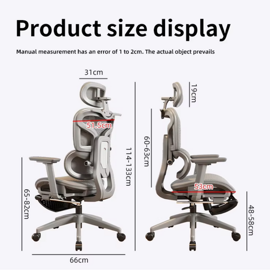 Deluxe Ergonomic Adjustable Breathable Mesh Comfortable Office Chair