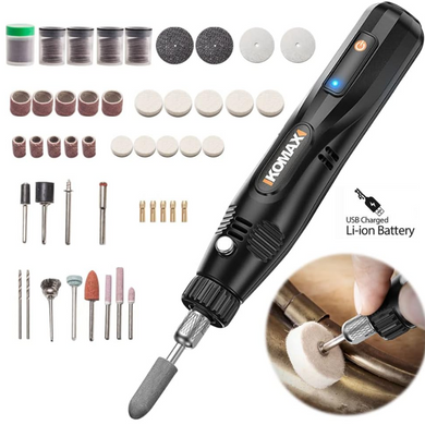 [237 in 1] Komax 12V 5-Speed Touch Screen Portable Type-C Chargeable Powerful Multifunction Polishing Pen Grinding Grinder Hand DIY Tool (Copy)