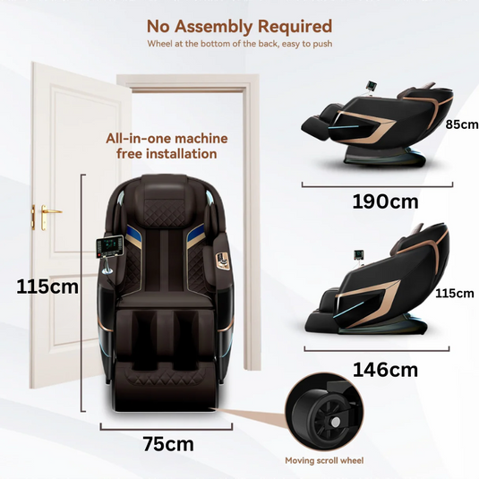 [i85][Voice Control][AI Version] Luxury iMassage 9D Full-body Multi-function Zero-Gravity Massage Chair - Polar Tech Australia