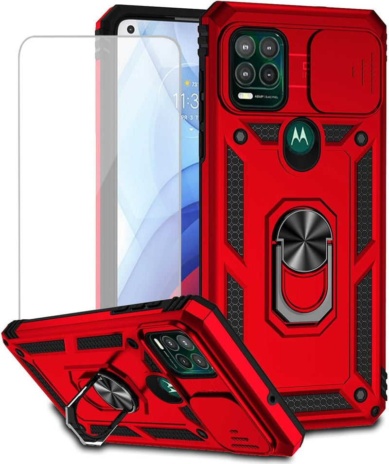 Load image into Gallery viewer, [Magnetic Rotable Kickstand][Slide Camera Cover] Motorola Moto G Stylus 5G 2021 - Shield Shockproof Rugged Heavy Duty Case - Polar Tech Australia
