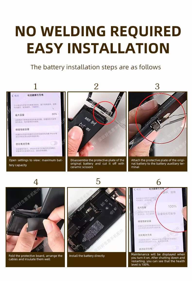 Cargue la imagen en el visor de la galería, [Self Service Kit][No Soldering Required] Apple iPhone 13 Pro Max - Replacement Battery - Polar Tech Australia
