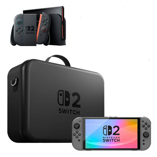 Nintendo Switch 2  - Hard Shell Heavy Duty Waterproof All-in-one Multifunction Durable Carry Box Travel Storage Suitcase