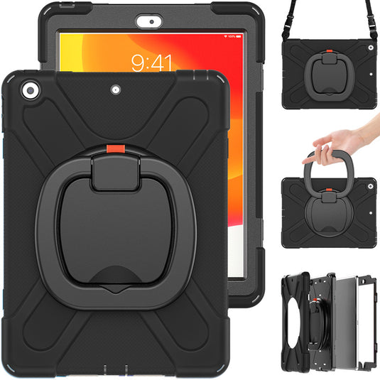 Microsoft Surface Go 1/2/3/4 - 360 Degree Rotate Shockproof Heavy Duty Tough Stand Case Cover With Strap & Pen Holder - Polar Tech Australia