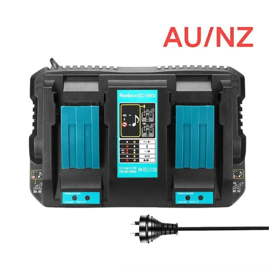 Replacement Dual  Fast Charger For Makita 7.2V-18V Electrical Tool Li-ion Battery - Polar Tech Australia
