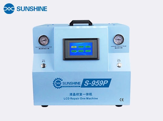 Load image into Gallery viewer, [Sunshine S-959P] 12.5-inch Mute Laminating Debubblers One Machine Defoaming Air Compressor - Polar Tech Australia
