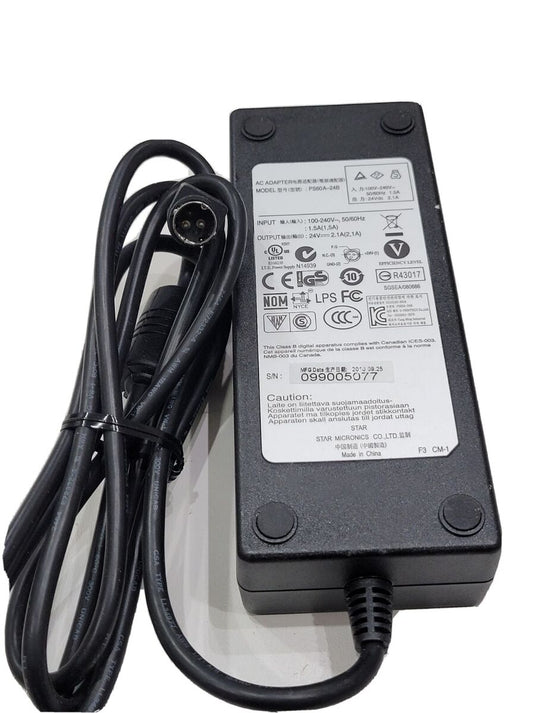 [24V-2.15A] STAR MICRONICS PS60A-24B AC POWER ADAPTER 24V 2.15A AC CHARGER - Polar Tech Australia