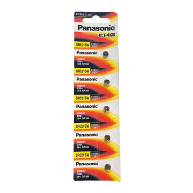 [SR621SW][364][5PC Pack] Panasonic 1.55V Lithium Battery Coin Cell Button Watch Battery - Polar Tech Australia