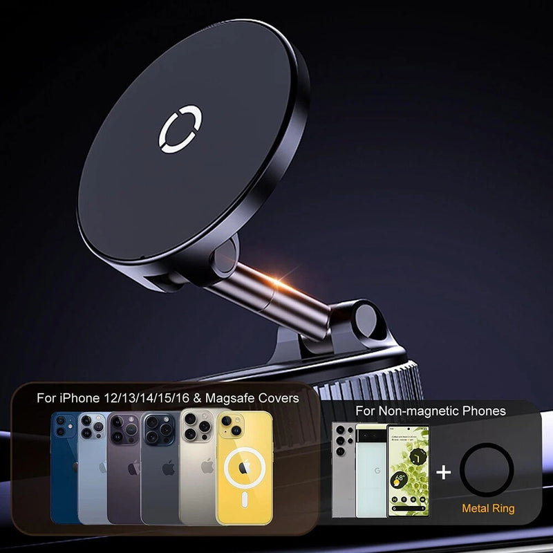 Load image into Gallery viewer, [K007S] Universal 15W Wireless Charging Super Strong Secure Vacuum Suction Magnet Phone Holder - Polar Tech Australia

