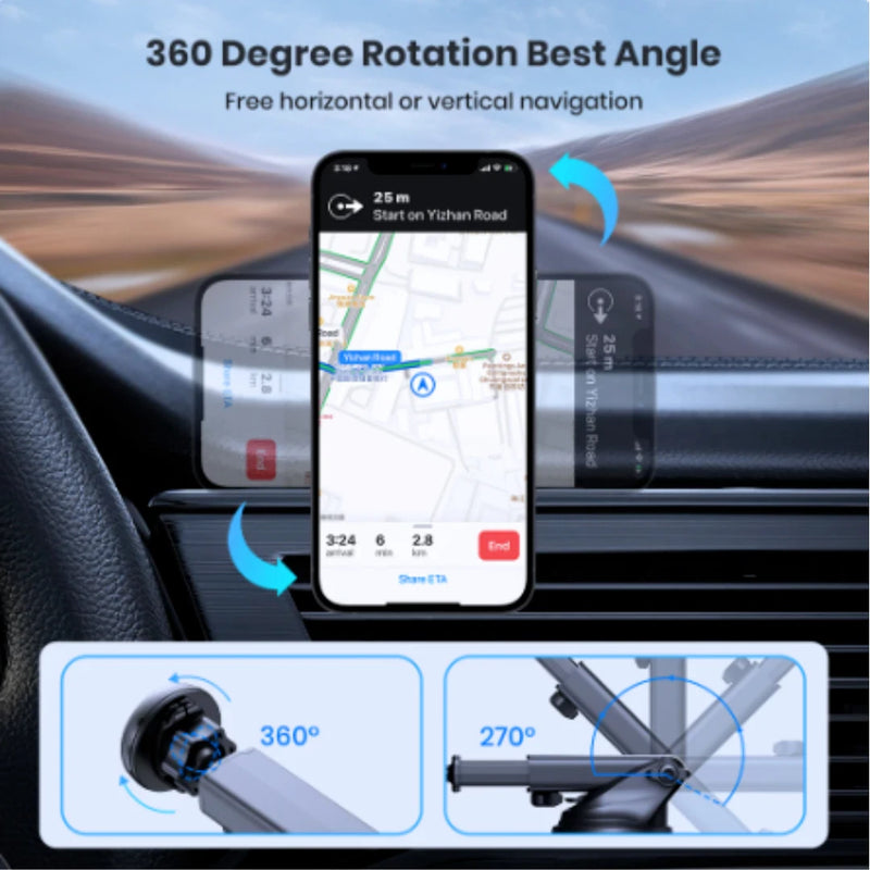 Load image into Gallery viewer, [UN-05] Universal Super Strong Magnetic Magnet Mobile Phone Holder Handlebar Mount Holder
