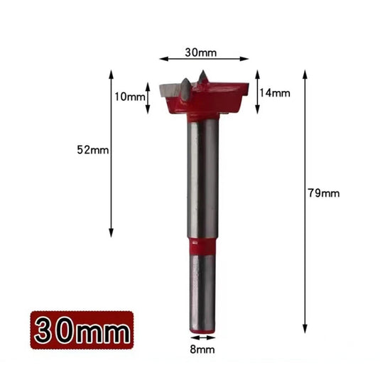 [6 in 1] Adjustable Hinge Hole Opener Hole Saw Kit Woodworking Tool Set With Storage Box (15-35mm)
