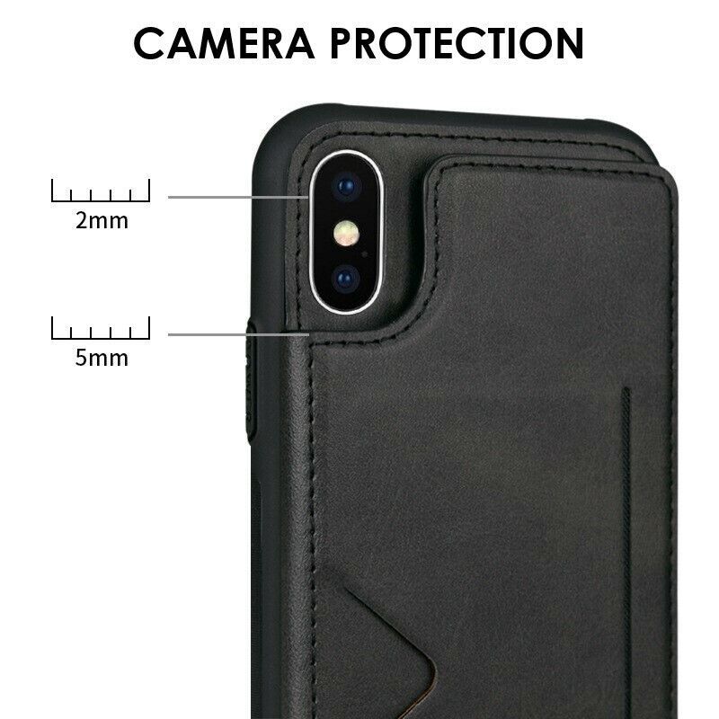 Load image into Gallery viewer, [Built-in Card Slot] Hanman Mika Leather Case For Apple iPhone 12/12 Pro/12 Pro Max/12 Mini/13 Mini
