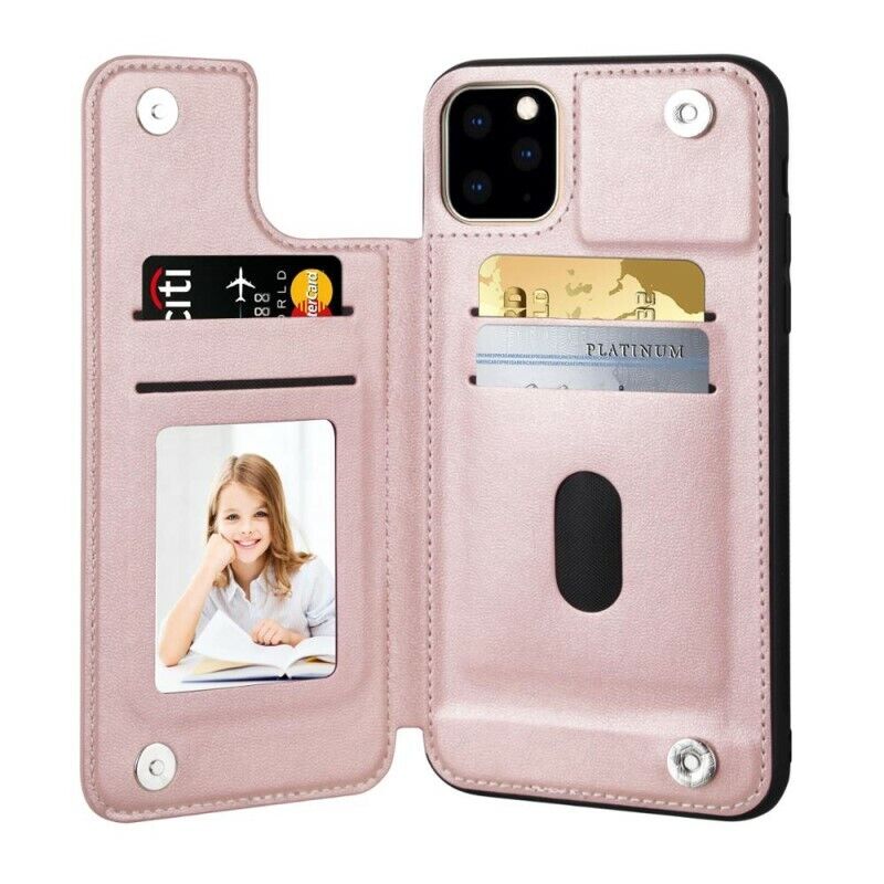 Load image into Gallery viewer, [Built-in Card Slot] Hanman Mika Leather Case For Apple iPhone 12/12 Pro/12 Pro Max/12 Mini/13 Mini
