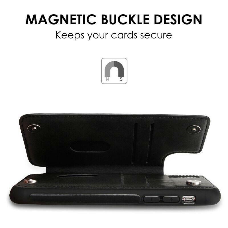 Cargue la imagen en el visor de la galería, [Built-in Card Slot] Hanman Mika Leather Case For Apple iPhone 15 &amp; 15 Plus &amp; 15 Pro &amp; 15 Pro Max - Polar Tech Australia
