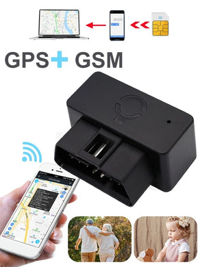 Global Version Mini 4G GSM Wireless OBD GPS Tracker Car GPS Locator Overspeed Alarm Anti-lost Geofence Route History - Polar Tech Australia