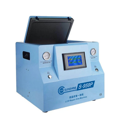 [Sunshine S-959P] 12.5-inch Mute Laminating Debubblers One Machine Defoaming Air Compressor