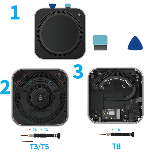 Chargez l&#39;image dans la visionneuse de la galerie, [Tools included] Mac mini M4 Upgraded SSD Driver Expansion Storage Module 512G/1TB/2TB - Polar Tech Australia
