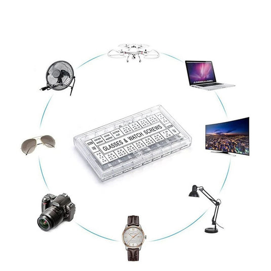 [1000 Pieces] Essential Eyewear Watch Camera Repair Screw Set Tool Kit