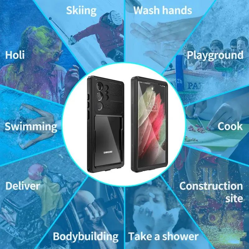 Chargez l&#39;image dans la visionneuse de la galerie, [Magsafe Compatible] [Mars Series] Samsung Galaxy S24 Ultra (SM-S928) - Shellbox Full Covered Waterproof Heavy Duty Tough Armor Case - Polar Tech Australia
