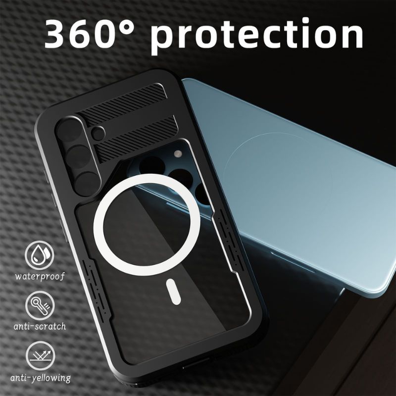 Load image into Gallery viewer, [Magsafe Compatible] [Mars Series] Samsung Galaxy S24 / Galaxy S24 Plus - Shellbox Full Covered Waterproof Heavy Duty Tough Armor Case - Polar Tech Australia
