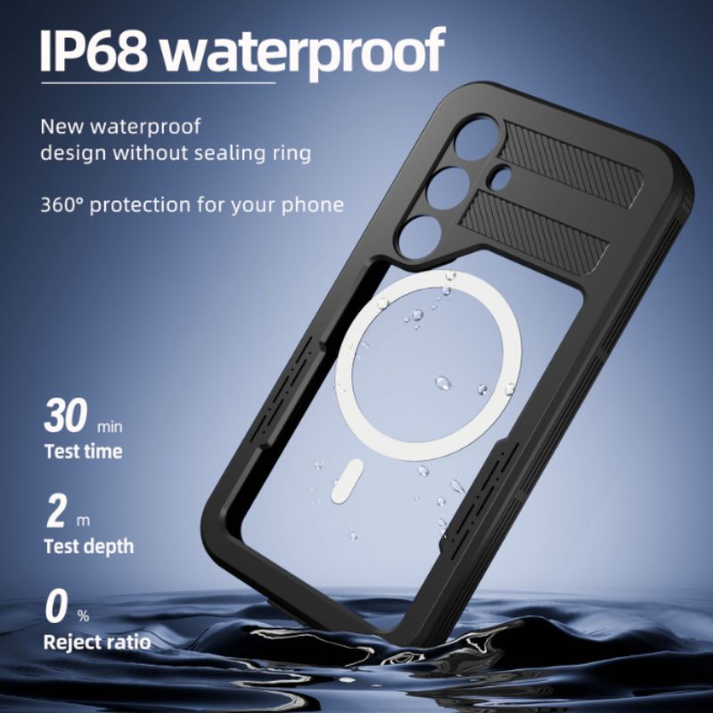 Load image into Gallery viewer, [Magsafe Compatible] [Mars Series] Samsung Galaxy S24 / Galaxy S24 Plus - Shellbox Full Covered Waterproof Heavy Duty Tough Armor Case - Polar Tech Australia
